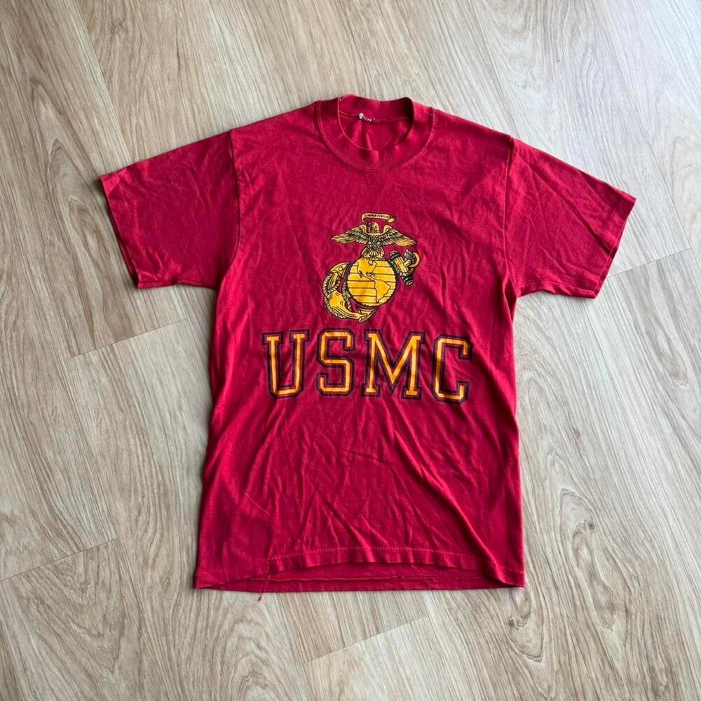Vintage VTG 80’s USMC Single Stitch Graphic T-Shirt